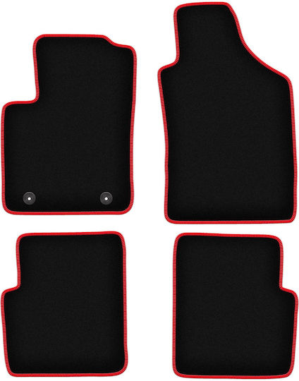 Carlux Red Car Mats for Ford Ka Mk2 Hatchback 2008-2012