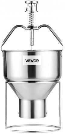 Vevor Donut Depositor Manual Doughnut Dropper Hopper Stainless Steel Dispenser