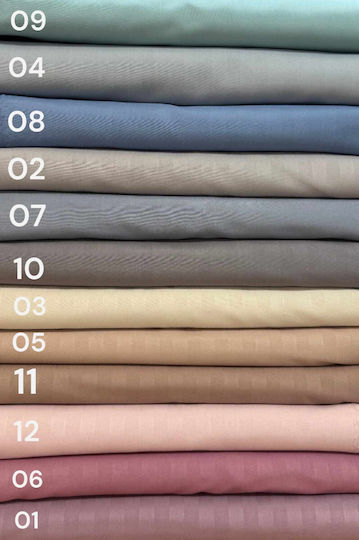 Linea Home Cearșaf Super dublu cu Elastic 160x200+25cm. Soft Soft Satin