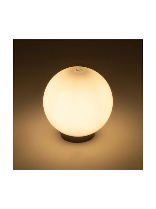 GloboStar Agros Lampă Glob Pentru Exterior IP65 Pentru Bază De Bec E27 Albă