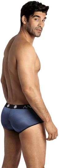 Anais Apparel Naval Herren Sexy Boxer Blau