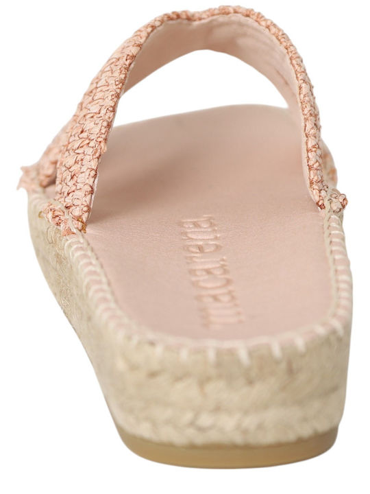 Women's Flat Sandals in Pink Color