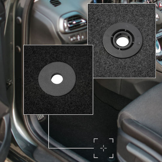 Basic Black Velvet Floor Mats Volkswagen Up Hatchback 2011