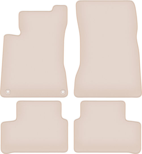 Premium Beige Floor Mats Mercedes A W177 Hatchback Sedan 2018