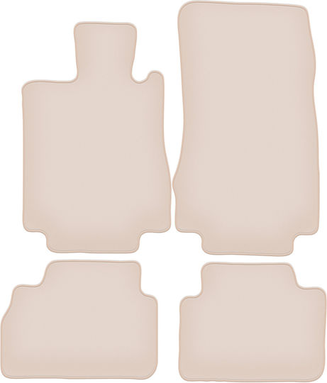 Premium Beige Floor Mats Mercedes S W220 Sedan Short 1998-2005