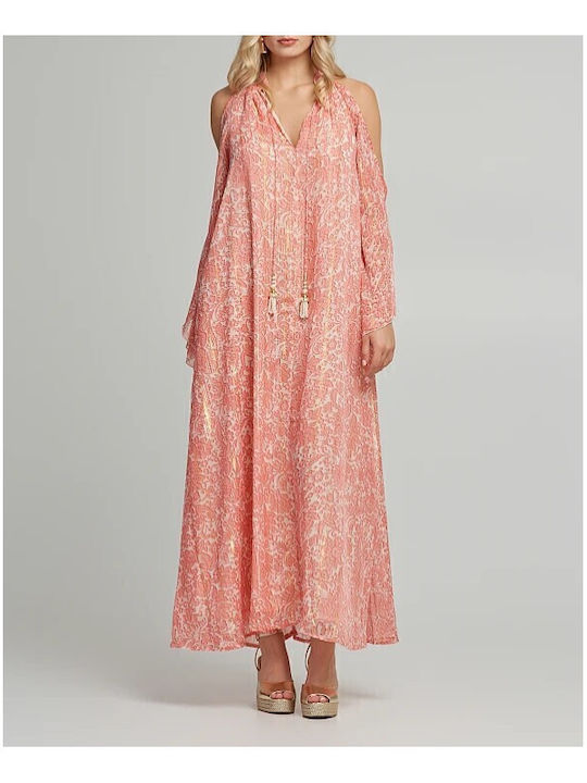 Summer Maxi Dress for Wedding / Christening Orange