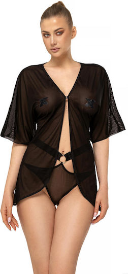 Черен халат Aa052445 от Anais Apparel