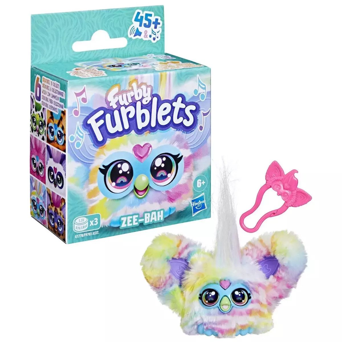 Hasbro Jucărie De Plus Furby Furblets Cu Sunet Zee-bah Pentru 6+