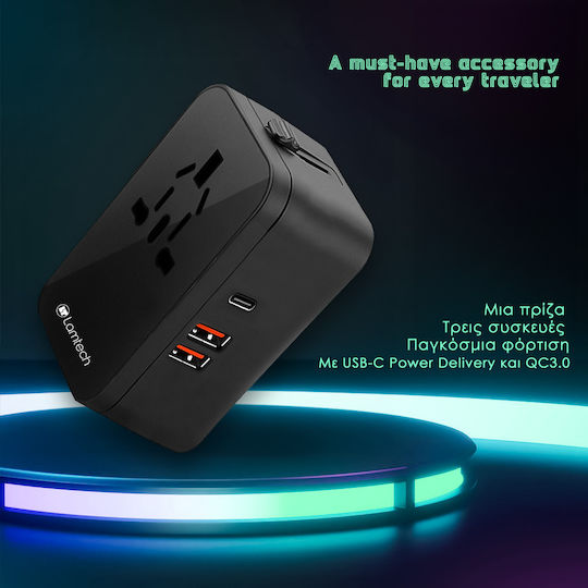 Lamtech Steckdosenadapter zu Universal