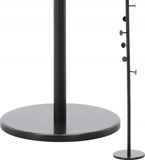 Cuiere de podea Metal Negru 174cm