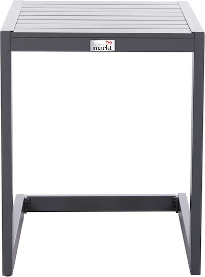 Belling Auxiliary Outdoor Foldable Aluminum Table Dark Grey 42x43x53cm