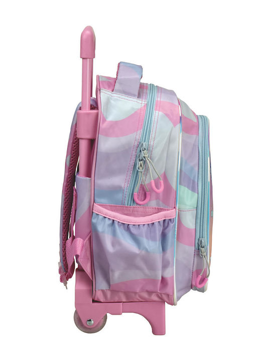 Gim Stitch School Bag Trolley Kindergarten Pink 12Liters