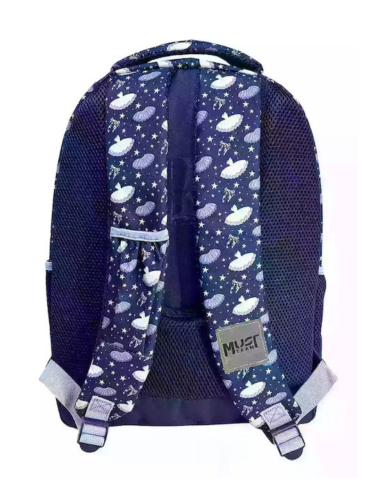 Must Team Schulranzen Rucksack Grundschule Flieder mit Flaschenhalter 25Liter