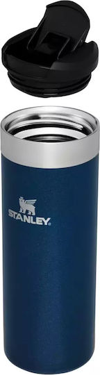 Stanley AeroLight Transit Glass Thermos Stainless Steel BPA Free 470ml Royal Blue Metallic