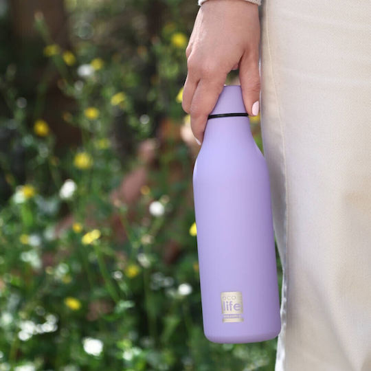 Ecolife Bottle Thermos Stainless Steel BPA Free 550ml Ecolife Lavender