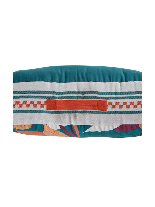 Zierkissen Bodenkissen A-s Yucatan Petrol Blau 40x60cm