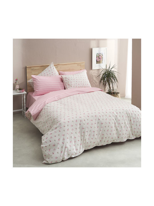 Charalambidis Textiles Spring Pillowcase Set Lila 52x72cm.