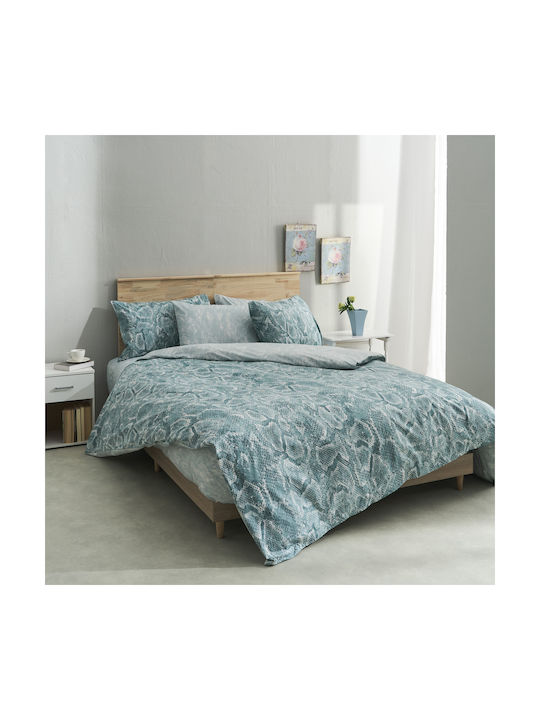 Charalambidis Textiles Sahara Kissenbezug-Set Turquoise 52x72cm.