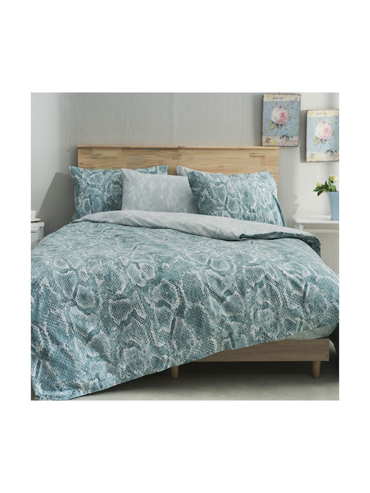 Charalambidis Textiles Sahara Kissenbezug-Set Turquoise 52x72cm.