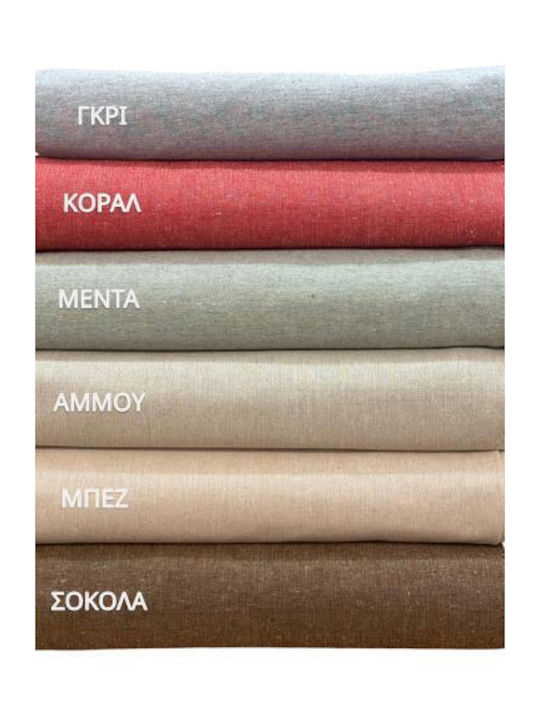 Linea Home Tischtuch Leinen Sand 150x150cm