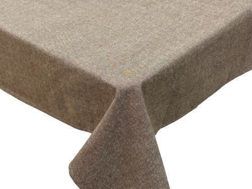 Linea Home Tischtuch Leinen Chocolate 150x150cm