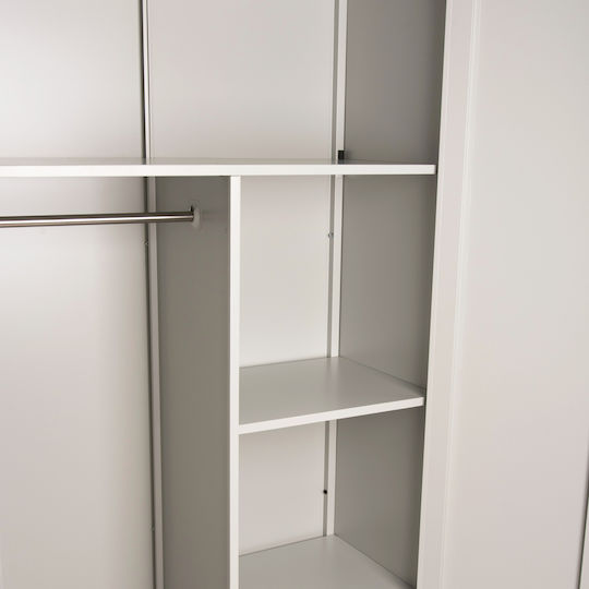 Двукрилен гардероб Метал 90x40x180бр