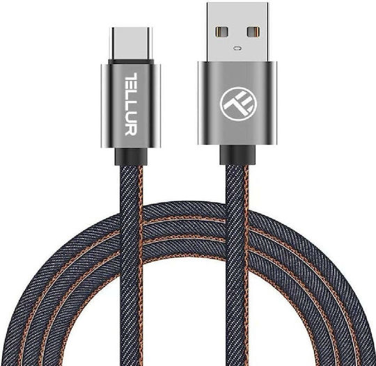 Tellur Data Cable Usb To Type-c 1m Denim