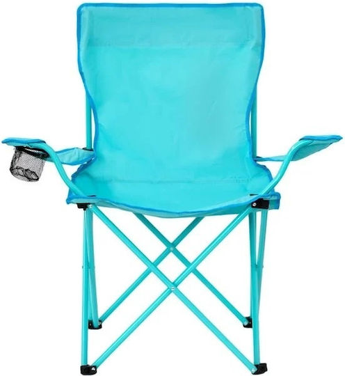 Camping Folding Chair Beach Turquoise 54x54x87cm