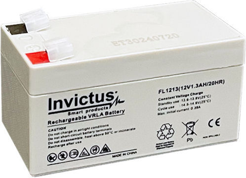 Invictus UPS Battery with Capacity 1.3Ah and Voltage 12V FL12-1.3A 1pcs