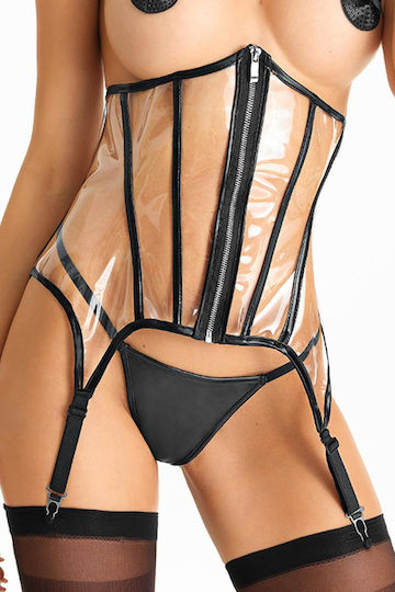 Transparent Waist Corset Cr 414 By 7-Heaven