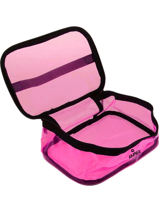 Cosmetic Toiletry Bag 23x17x11 Amber 2033-2 Fuchsia 23x17x11