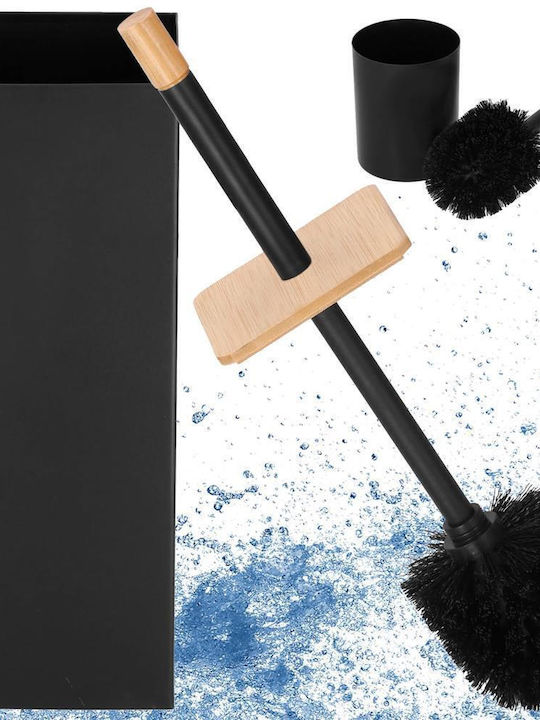 Metallic Toilet Brush Black