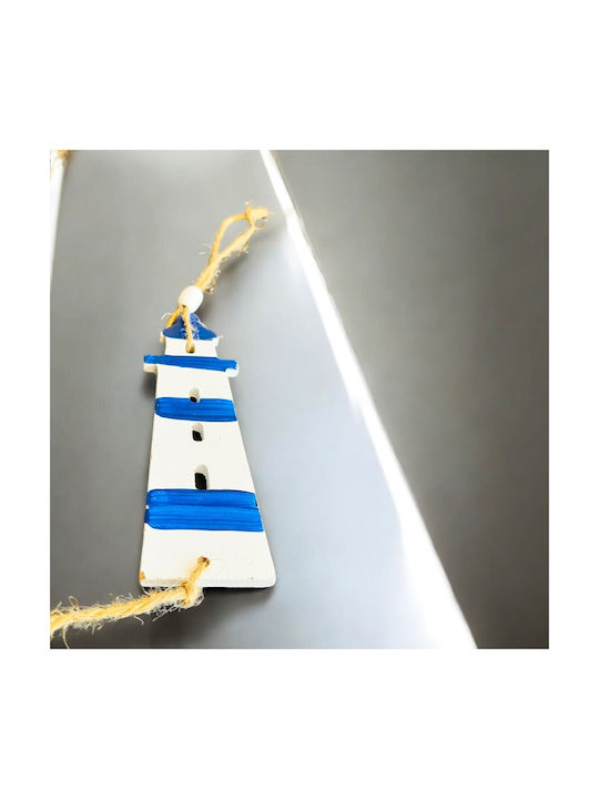 Hanging Wall Decor White Wooden 55x55cm