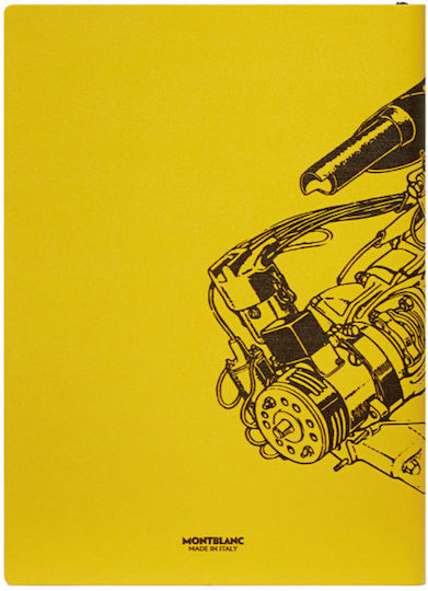 MontBlanc Great Characters Enzo Ferrari Notebook 96 Sheets A5 Yellow