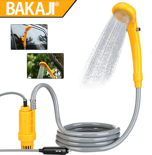 Bakaji Ηλεκτρική Ντουζιέρα Αυτοκινήτου για Camping 12V