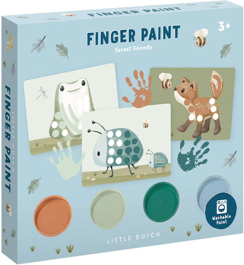 Little Dutch Forest Friends Painting Set 22x20cm
