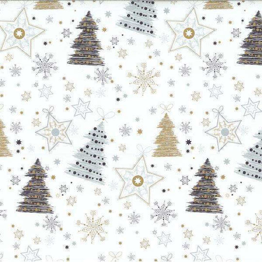Next Christmas Wrapping Paper for Gift White 70cm.