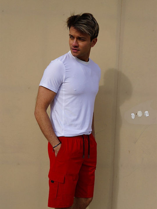 Men's Shorts Cargo Red