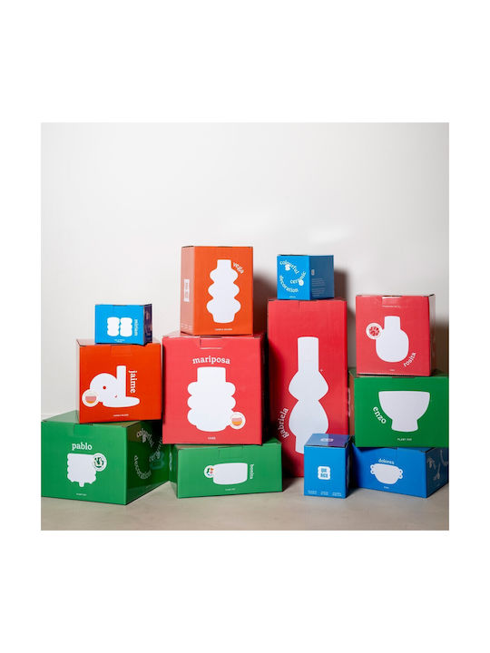 Que Rico Decorative Vase Green 10x10x14.5cm