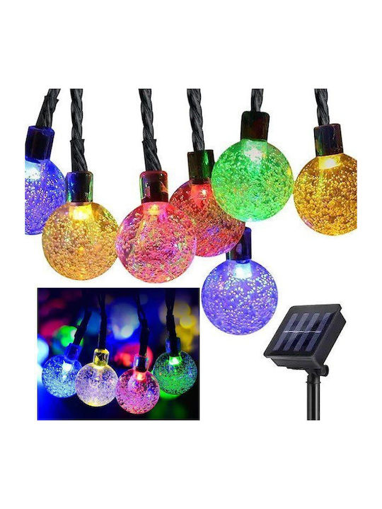 30 Lights LED 4.2m. Multicolor Solar in String 1pcs