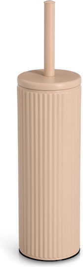 Metallisch Badezimmer Toilettenbürste Beige