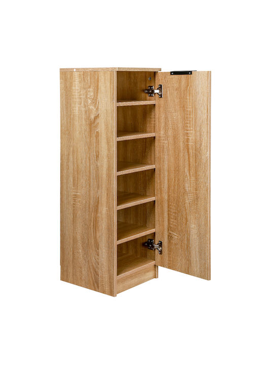 Wooden Shoe Organizer Beige 30x35x100cm