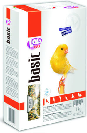 Lolo Pets Basic Τροφή για Καναρίνια 1kg