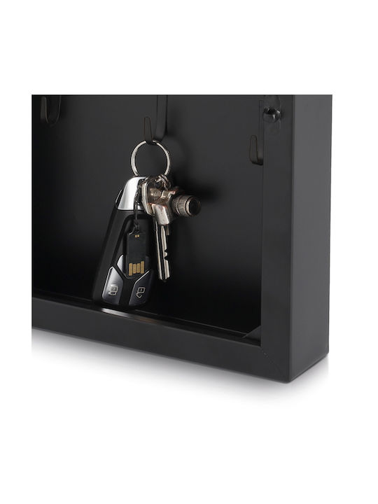 Wall Key Hook Metallic 22x5x30cm