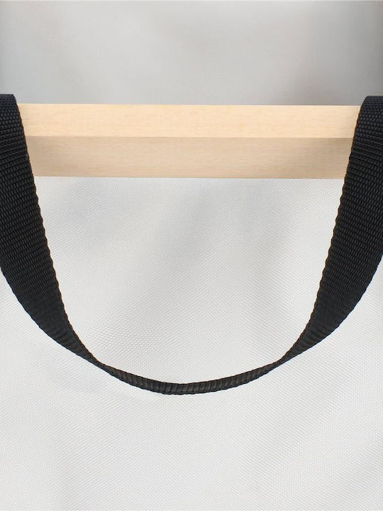 Καλάθι Απλύτων Ξύλινο Πτυσσόμενο 105lt 67x42x57cm Μαύρο