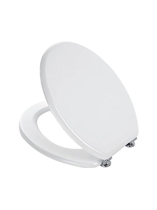 Bakaji Toilettenbrille Hölzernes Weiß