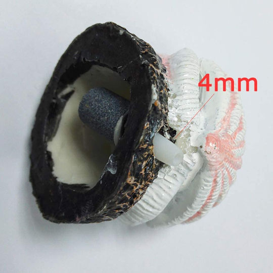 Aquarium Decoration Shell Connects to Air Pump 6*6*h6.5cm