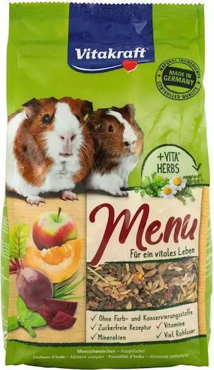 Vitakraft Hauptnahrungsmittel für Meerschweinchen Premium Menu 1kg