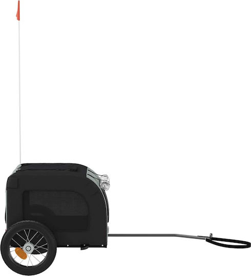 vidaXL Fahrradanhänger für Hunde bis 30kg Gray