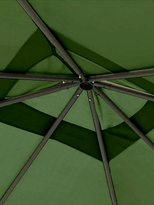 Bakaji Garten Gazebo Grün 3x